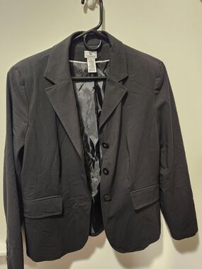 Worthington Black Women's Blazer with Satin Lining